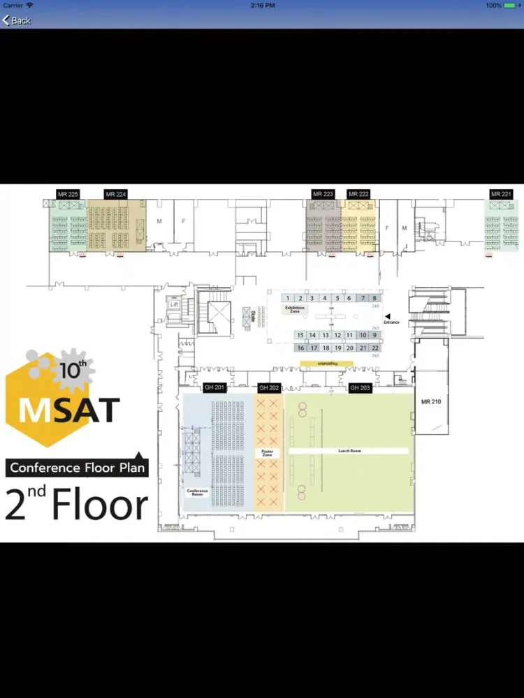 MSAT-10 Bangkok 2018 iPad 應用截圖