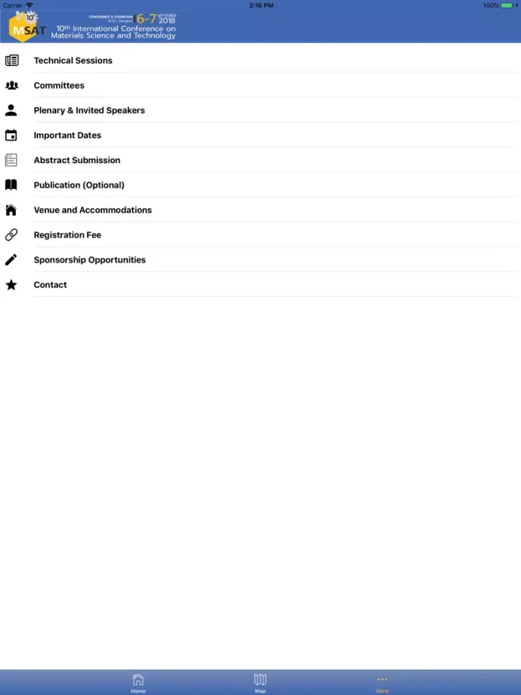 MSAT-10 Bangkok 2018 iPad 應用截圖