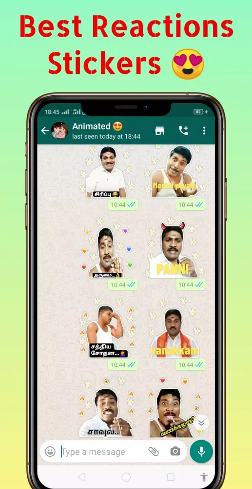 Captures d'écran de Thalaivar GP Muthu Stickers