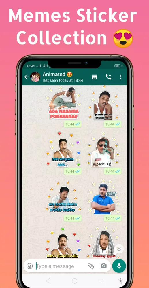 Captures d'écran de Thalaivar GP Muthu Stickers