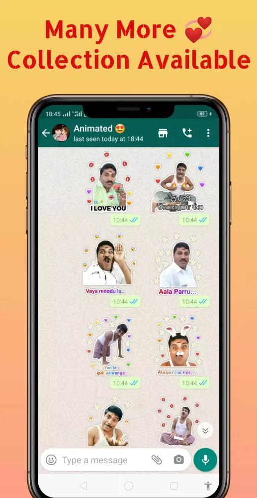 Captures d'écran de Thalaivar GP Muthu Stickers
