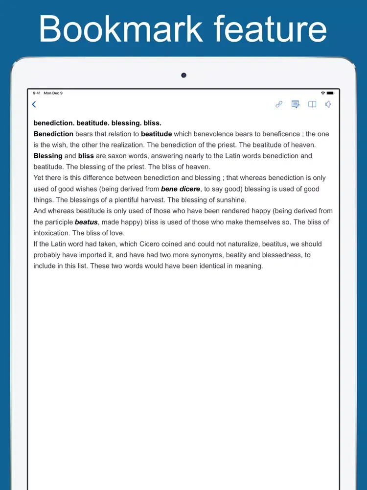 Captures d'écran de English Synonym Discriminated iPad 