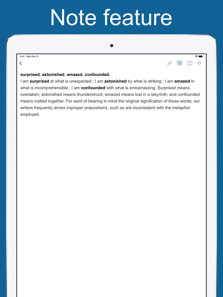 Captures d'écran de English Synonym Discriminated iPad 