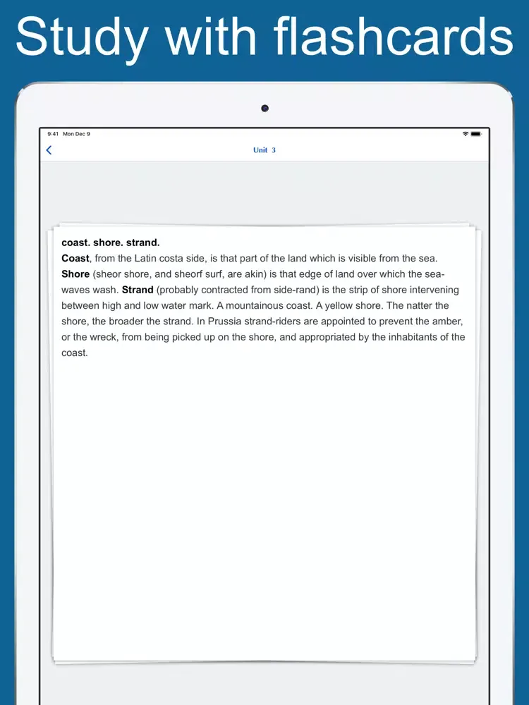 Captures d'écran de English Synonym Discriminated iPad 