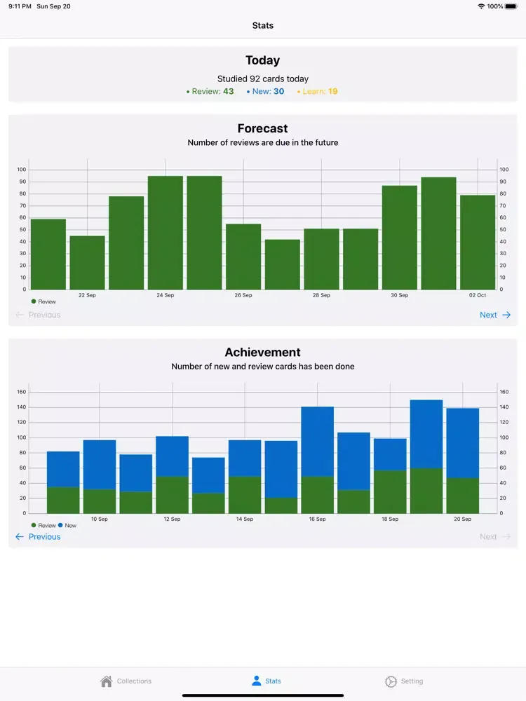 Zrzuty ekranu Flashmem: 3000 Words English iPad 