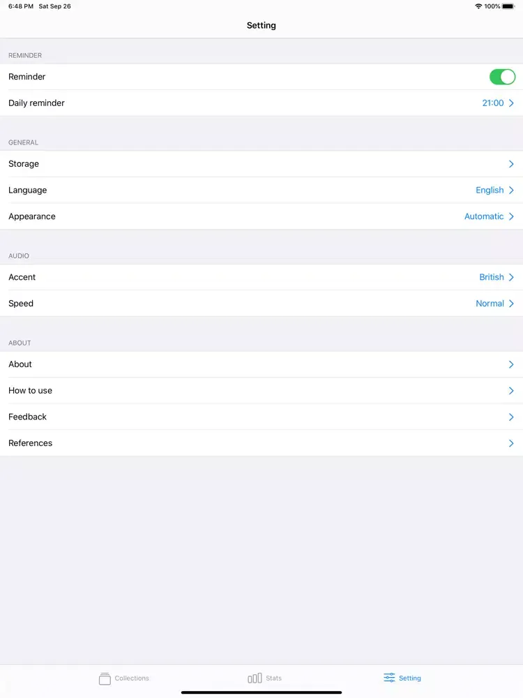 Zrzuty ekranu Flashmem: 3000 Words English iPad 