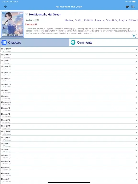 Manga World - Anime Stream iPad  سکرین شاٹس
