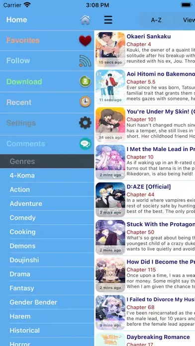 Manga World - Anime Stream سکرین شاٹس