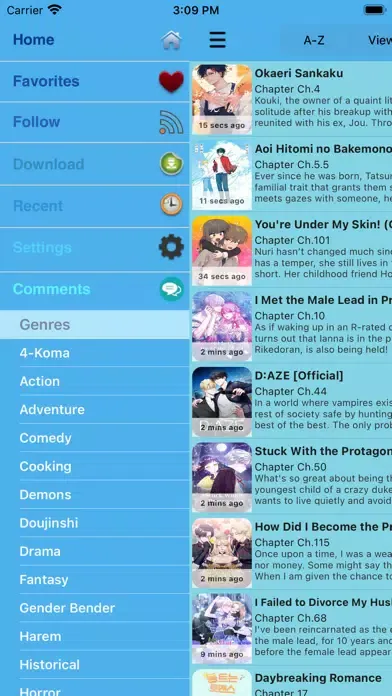 Manga World - Anime Stream سکرین شاٹس