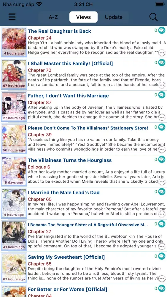 Captures d'écran de Manga World - Online Reader