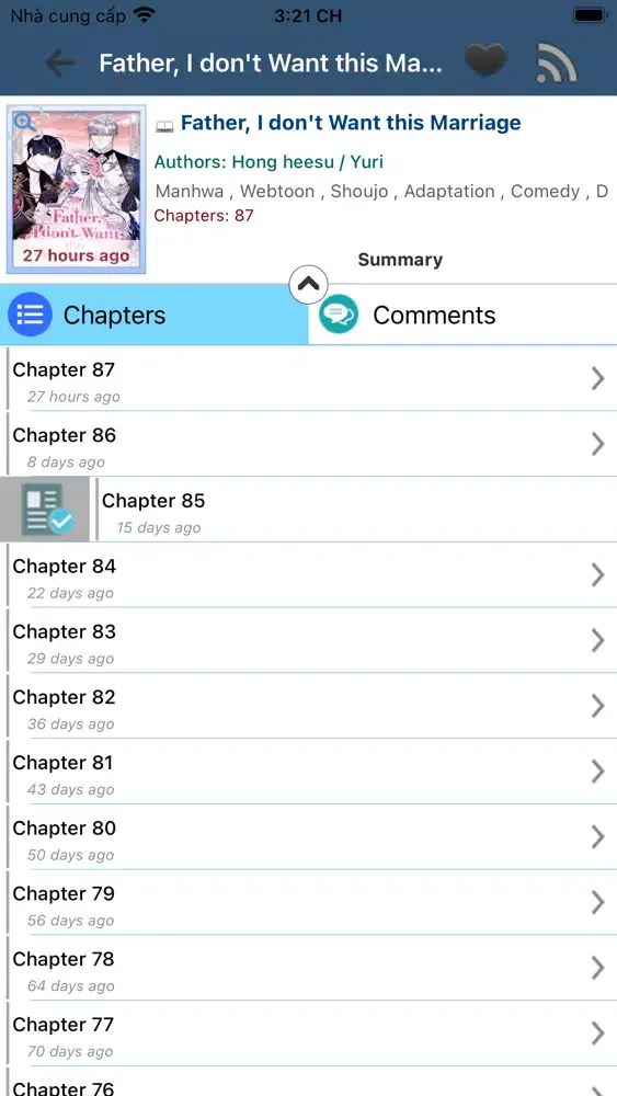 Captures d'écran de Manga World - Online Reader