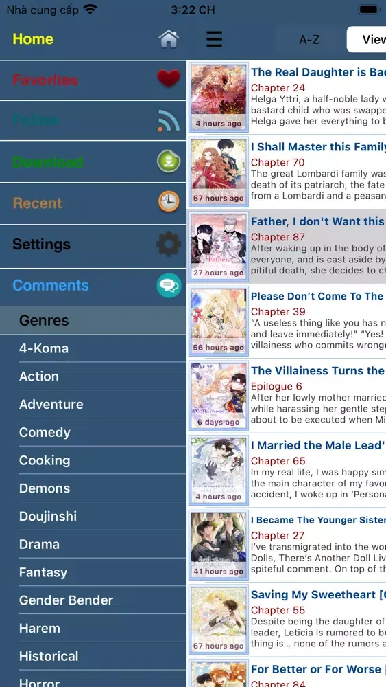 Captures d'écran de Manga World - Online Reader
