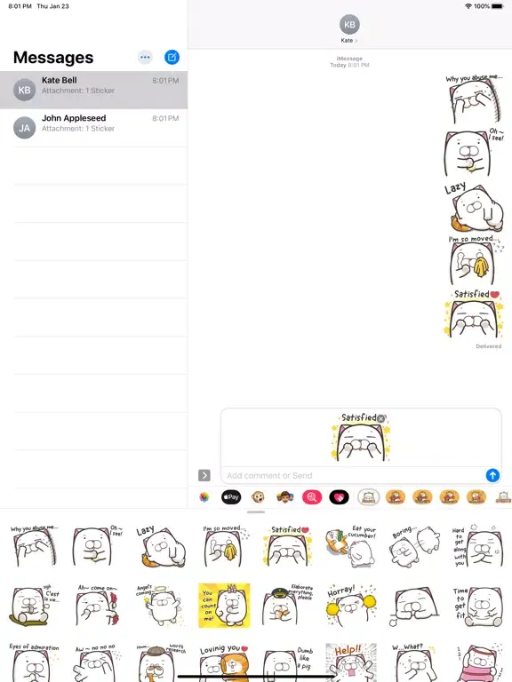 French Bulldog Mochi 2 (EN) iPad  Screenshots