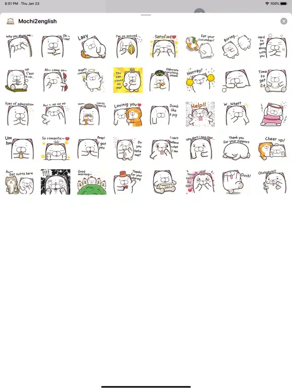 French Bulldog Mochi 2 (EN) iPad  Screenshots