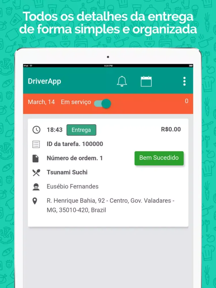Скриншоты 4u Delivery Driver iPad 