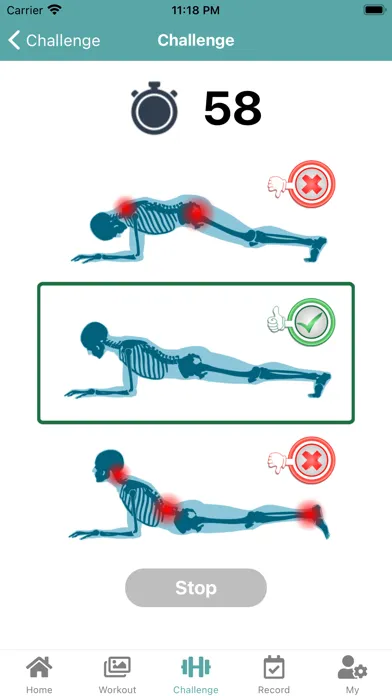 The 30-Day Plank Challenge سکرین شاٹس