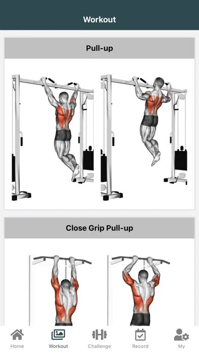 The 30-Day Pull-up Challenge سکرین شاٹس
