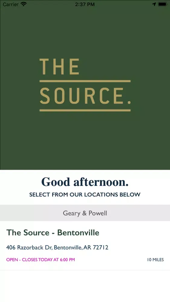 The Source: Dispensary应用截图