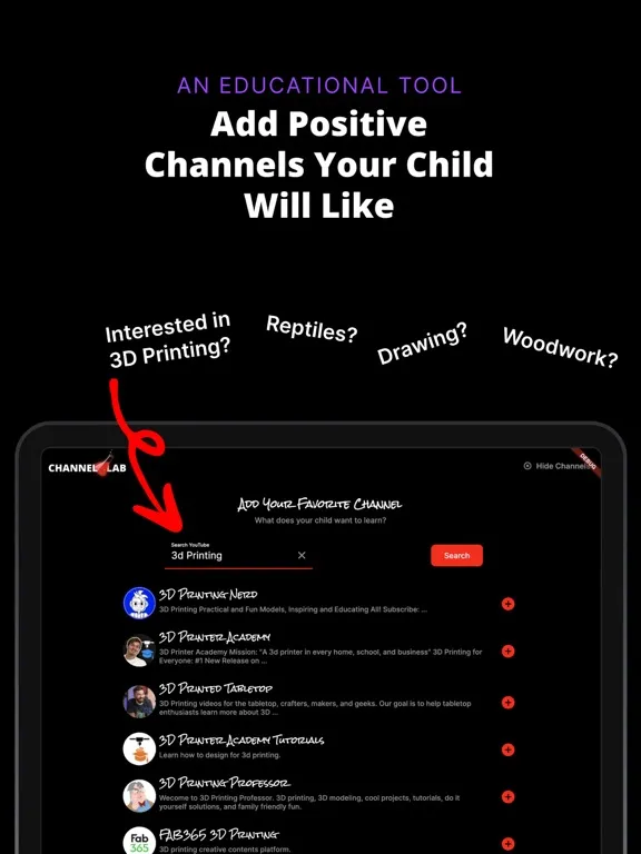 Educate Kids - Channel Lab iPad  Ekran Görüntüleri
