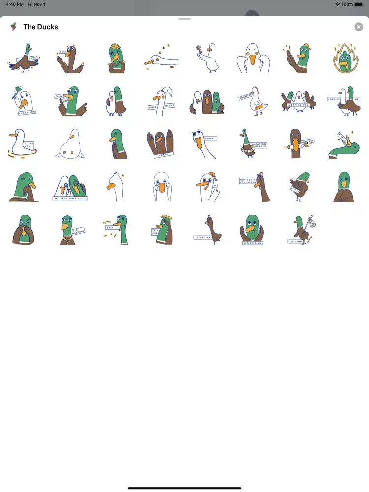 The Ducks iPad 应用截图