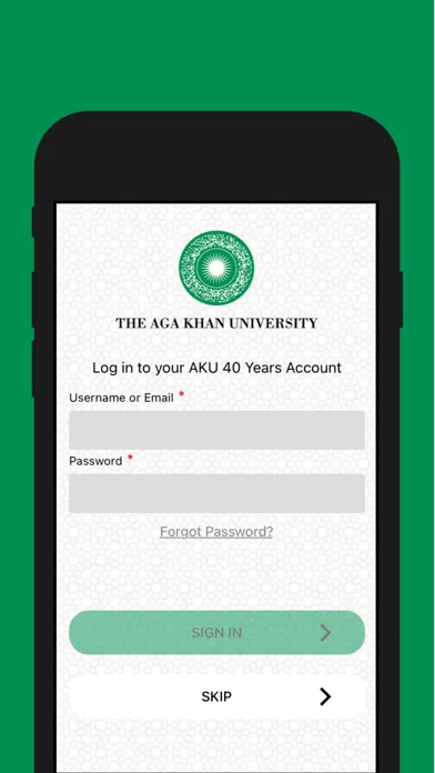 Tangkapan layar The Aga Khan University