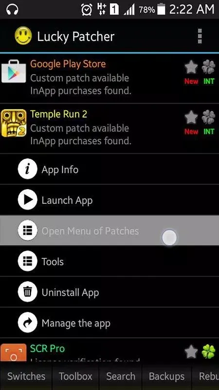 |Lucky Patcher| Screenshots