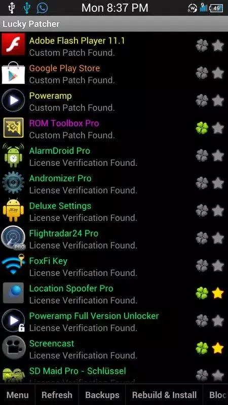 |Lucky Patcher| Screenshots