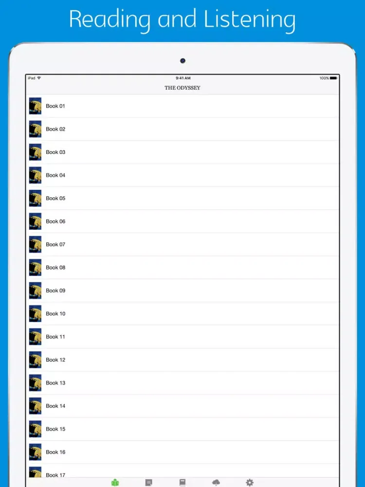 Zrzuty ekranu The Odyssey - sync transcript, notes iPad 