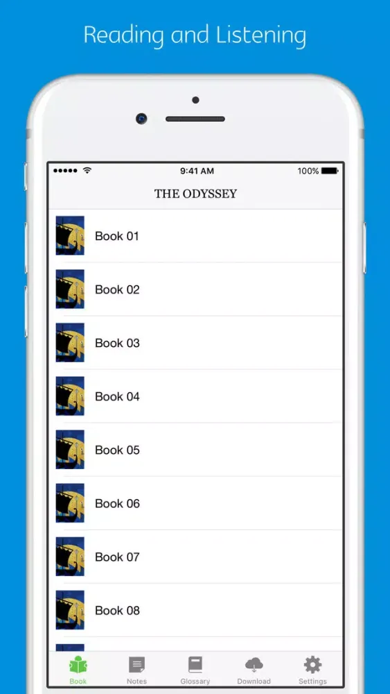 Zrzuty ekranu The Odyssey - sync transcript, notes