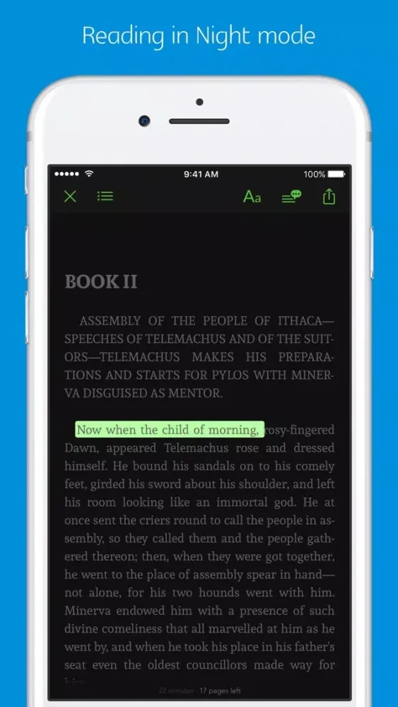 Zrzuty ekranu The Odyssey - sync transcript, notes