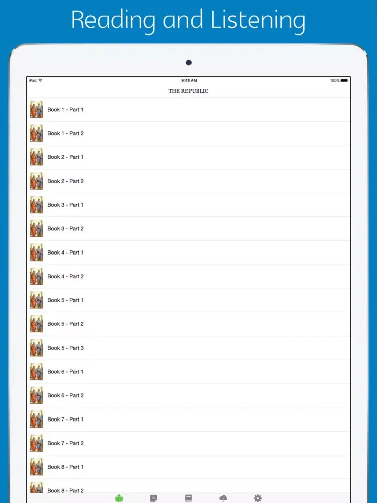 The republic - sync transcript, audio iPad 應用截圖