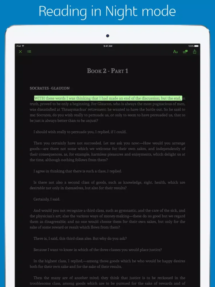 The republic - sync transcript, audio iPad 應用截圖