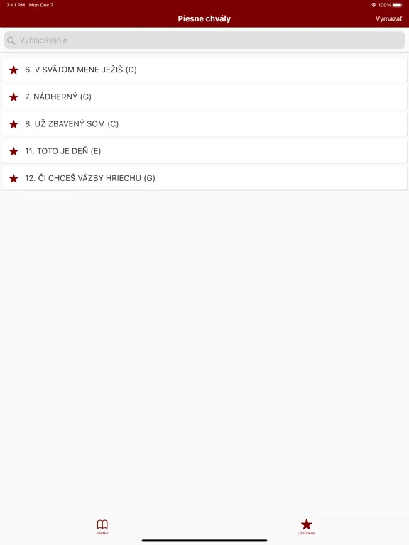 Скриншоты Piesne chvály iPad 