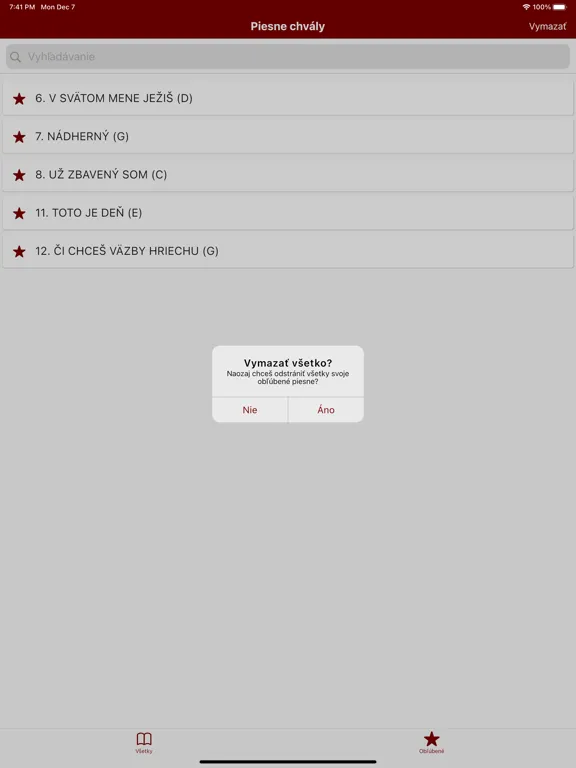 Скриншоты Piesne chvály iPad 