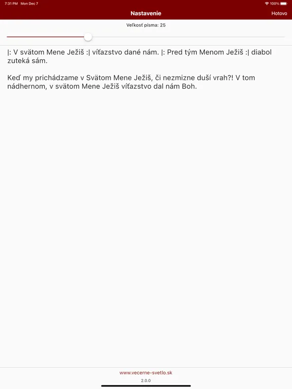 Скриншоты Piesne chvály iPad 