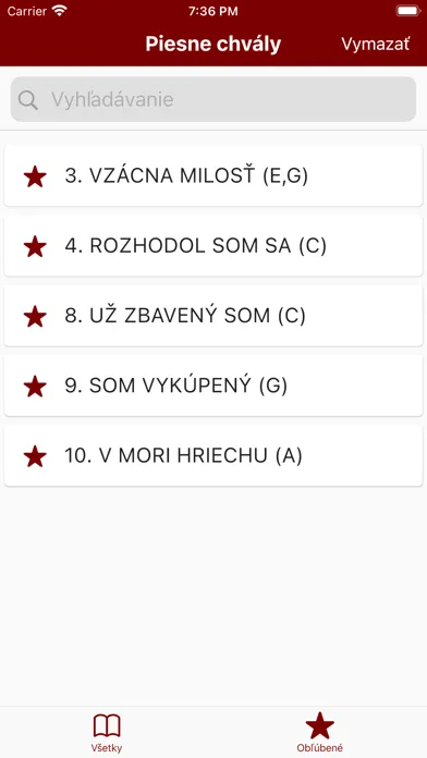 Скриншоты Piesne chvály