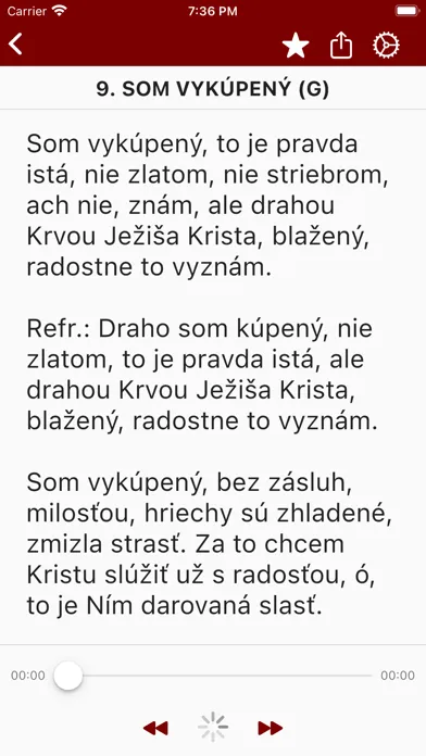 Скриншоты Piesne chvály
