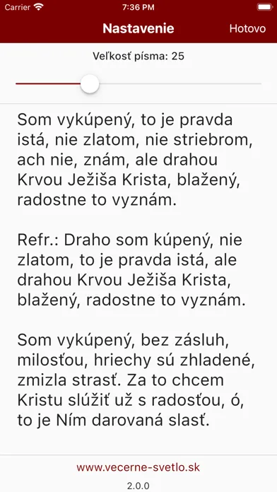 Скриншоты Piesne chvály