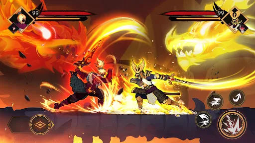 Captures d'écran de The Twins: Ninja War Legends