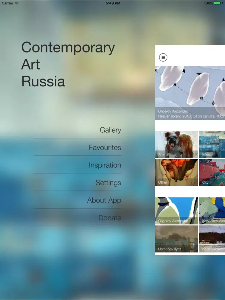 Contemporary Art. Russia iPad 应用截图