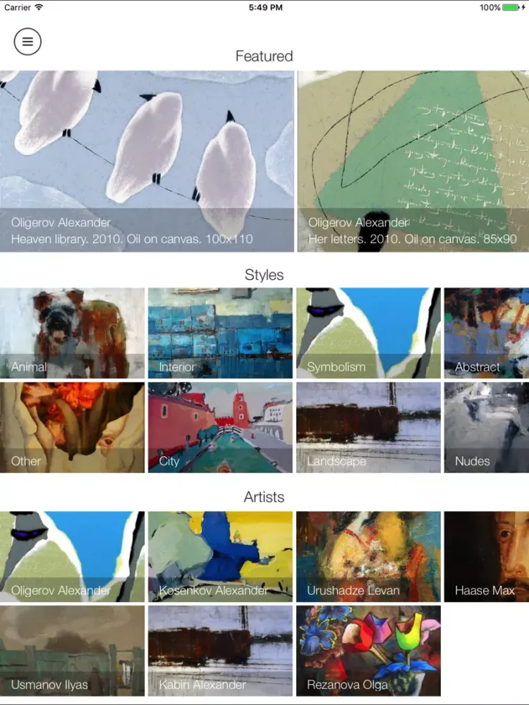 Contemporary Art. Russia iPad 应用截图