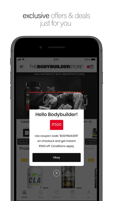 The Bodybuilder Store应用截图