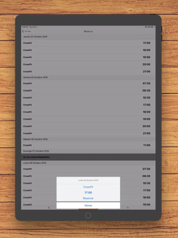 The Box CrossTraining iPad  Screenshots