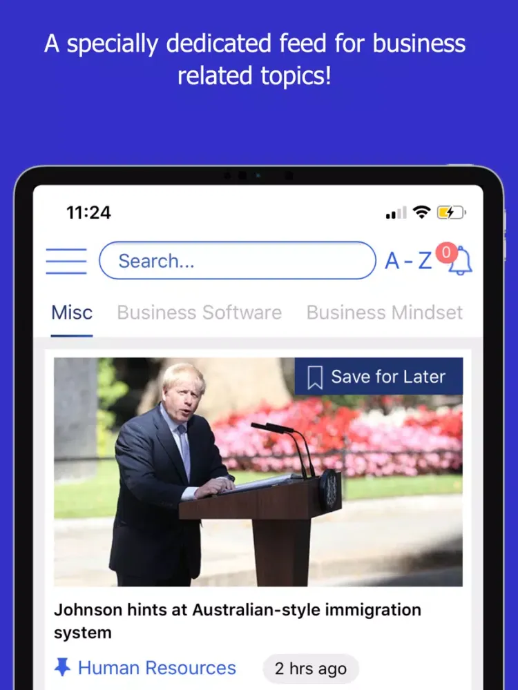 The Business App iPad 应用截图