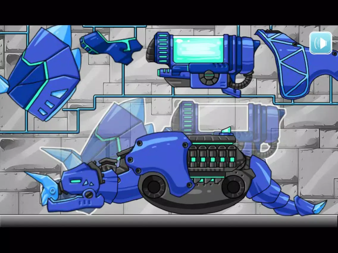 Dino Robot - Tricera Blue iPad  سکرین شاٹس