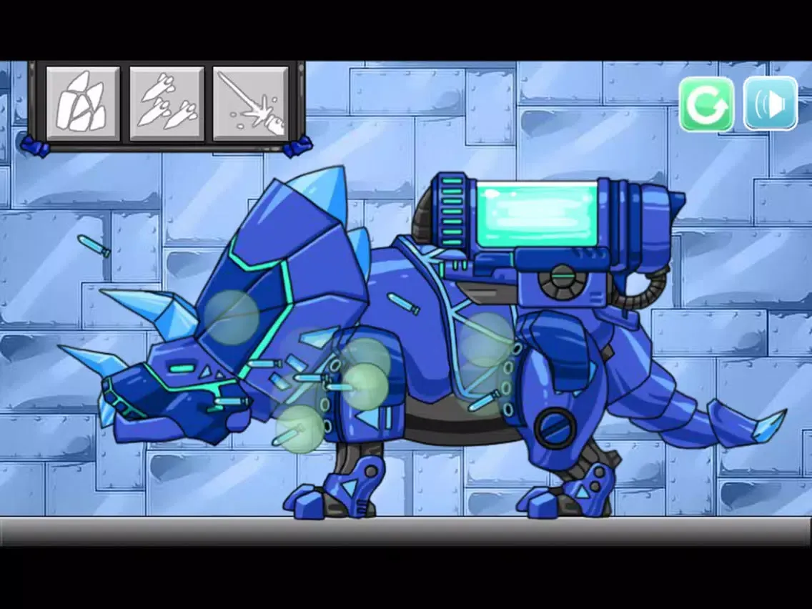 Dino Robot - Tricera Blue iPad  سکرین شاٹس