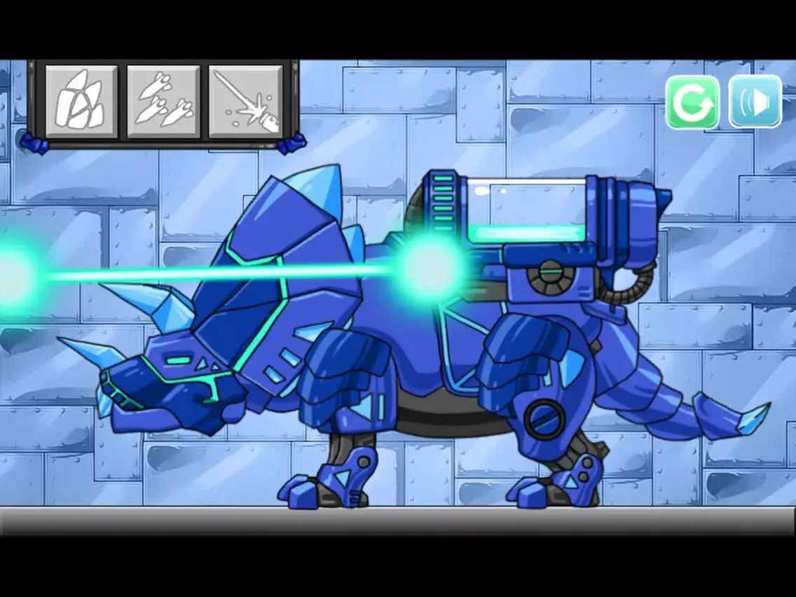Dino Robot - Tricera Blue iPad  سکرین شاٹس