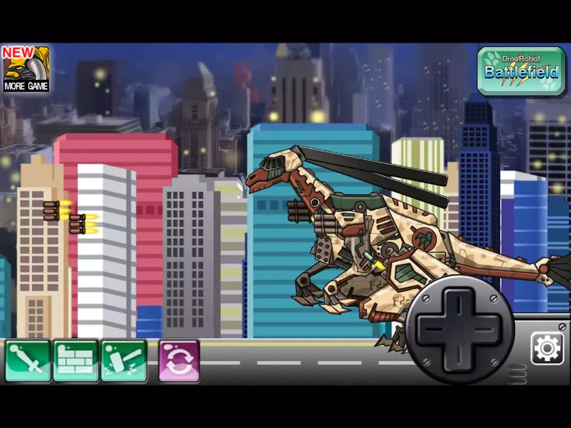 Tangkapan skrin Combine! Dino Robot - Gallimimus iPad 