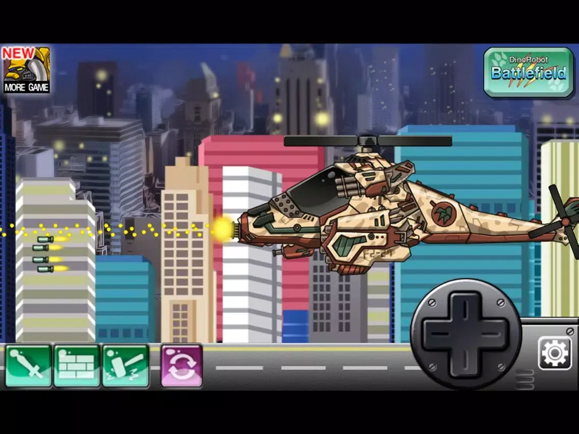 Tangkapan skrin Combine! Dino Robot - Gallimimus iPad 