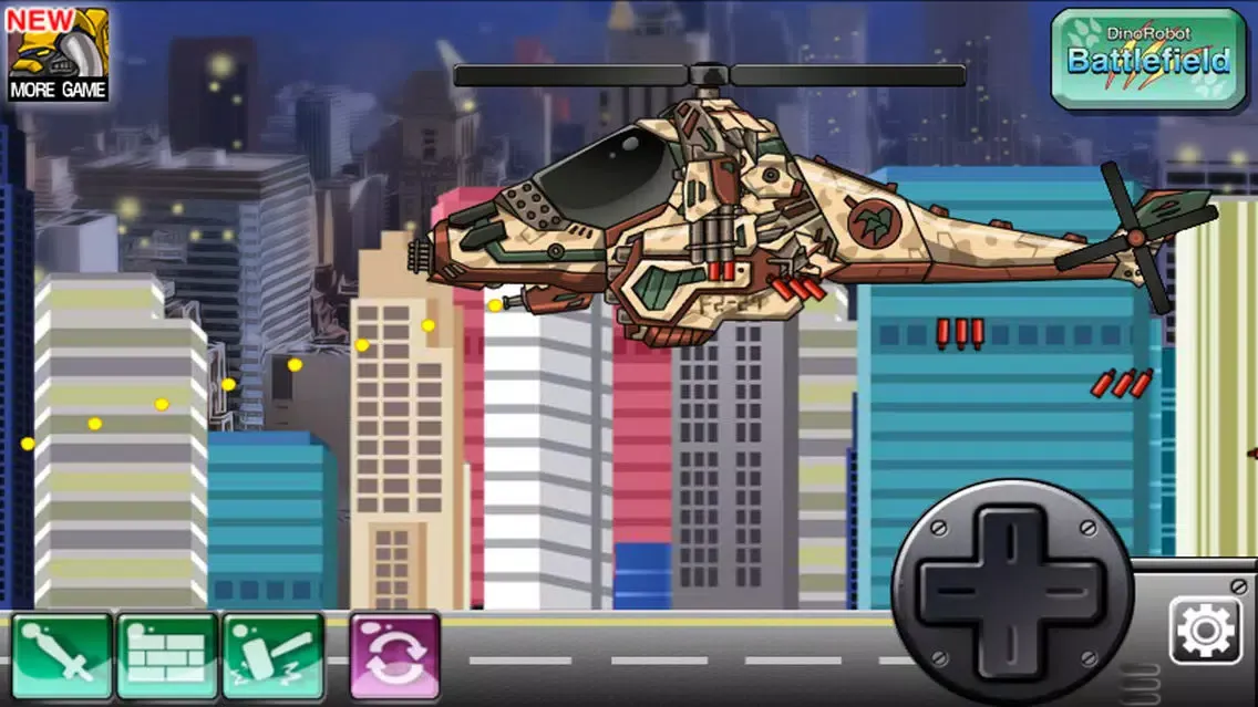 Tangkapan skrin Combine! Dino Robot - Gallimimus